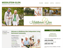 Tablet Screenshot of middletonglen.com